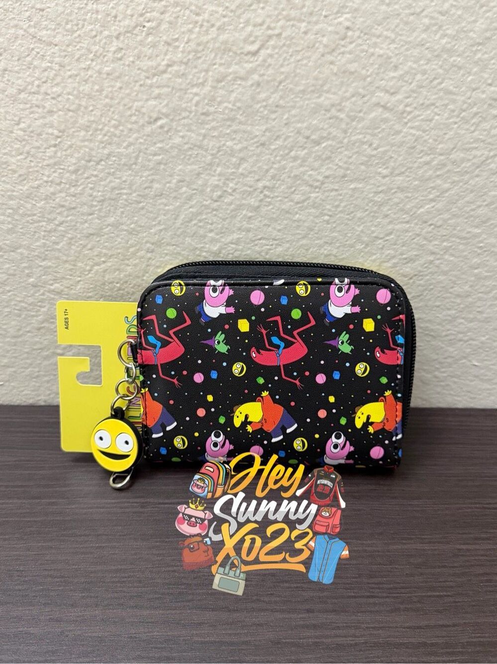 Smiling Friends Characters Zip Wallet